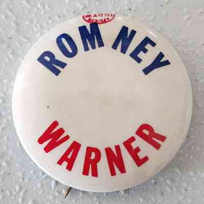 Romney Warner Button