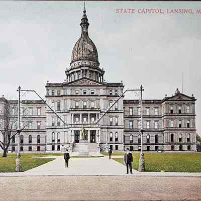 State Capitol, Lansing, Mich. Postcard