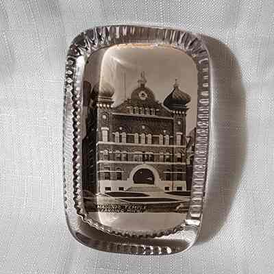 Masonic Temple, Lansing, Paperweight