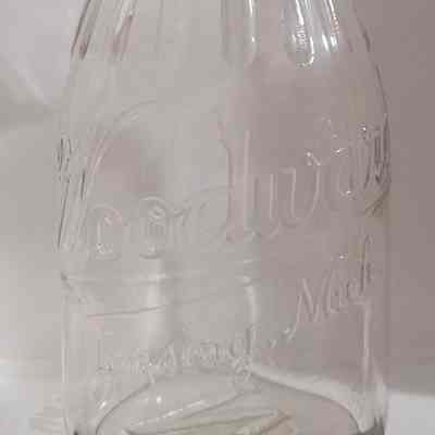 Woodward Dairy Embossed Pint Bottle