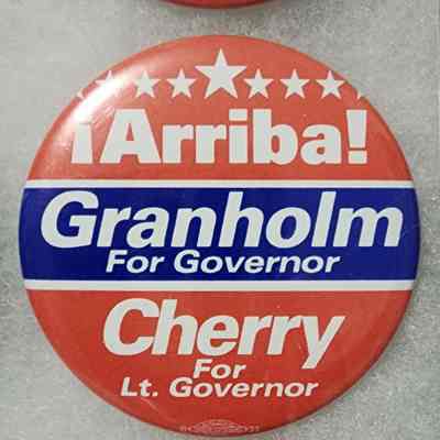 iArriba! Granholm-Cherry Button