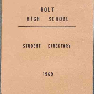 Holt High School Student Directory, 1969