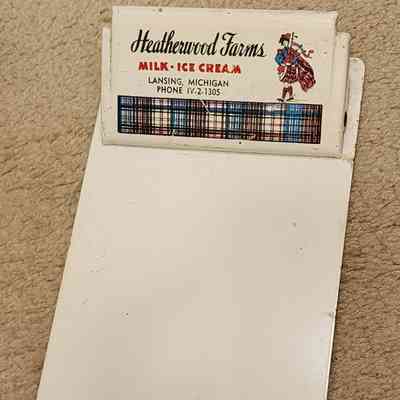 Heatherwood Farms Porcelain Clipboard