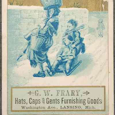 G.W. Frary Advertising Trade Card