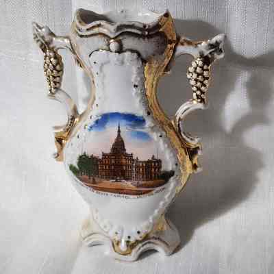 State Capitol Porcelain Souvenir Vase