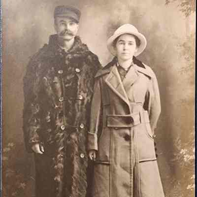 Portrait of a Couple RPPC by Leavenworth