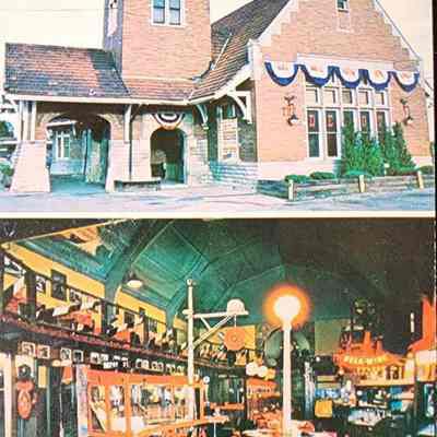 The Depot Restaurant, Lansing, Mich. Postcard