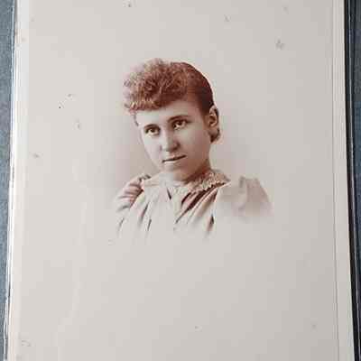 Portrait of a Woman Cabinet Card by Curtiss