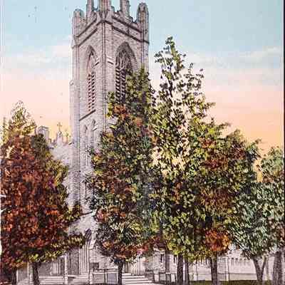 St. Mary's Catholic Church, Lansing, Mich. Postcard