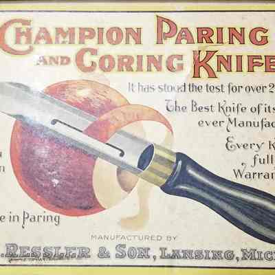 Champion Paring and Coring Knife Box & Knives