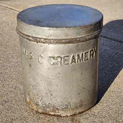 M.S.C. Creamery Can
