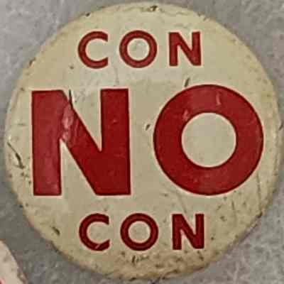 No Con Con Button