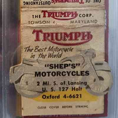 Shep's Motorcycles, Holt, Mich., Matchbook