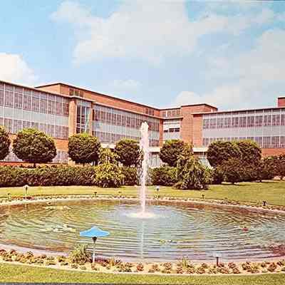 Horticultural Gardens and Student Services Building Postcard