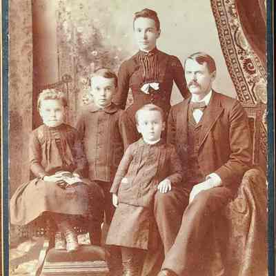 Chase Family Portrait Cabinet Card by Cassey & Riley