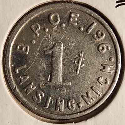 B.P.O.E. 1-Cent Token