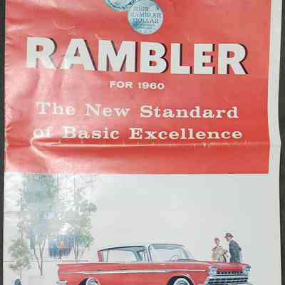 Rambler, 1960, American Motors, George Romney, Advertising Pamphlet