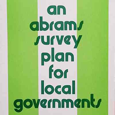 Abrams Aerial Survey Local Government Pamphlet