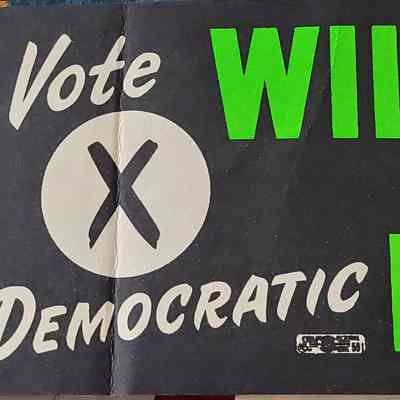 Michigan Democratic Coattail Bumper Sticker