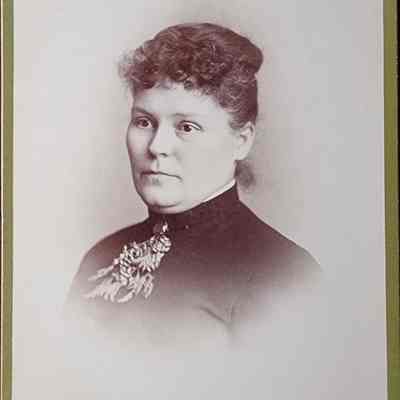Portrait of a Woman Cabinet Card by Cassey & Whitney