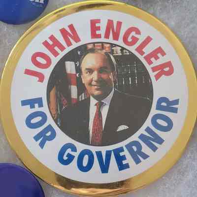 John Engler for Governor Picture Button