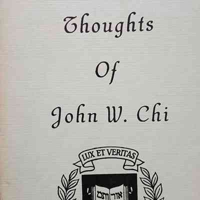 Thoughts of John W. Chi