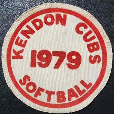 Kendon Cubs Softball Patch, 1979