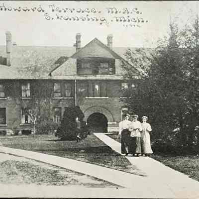 Howard Terrace, M.A.C., E. Lansing, Mich. Postcard