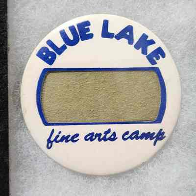 Blue Lake Fine Arts Camp Badge Button