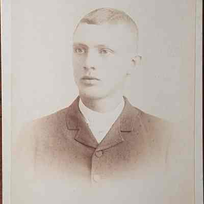 Portrait of a Man Cabinet Card by Cheney & Lawson