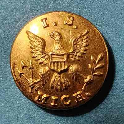 Industrial School Michigan Uniform Button