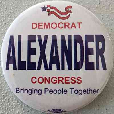 Alexander Congress Button