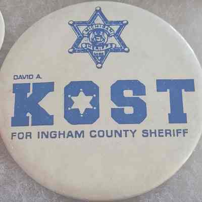 Kost for Ingham County Sheriff Button