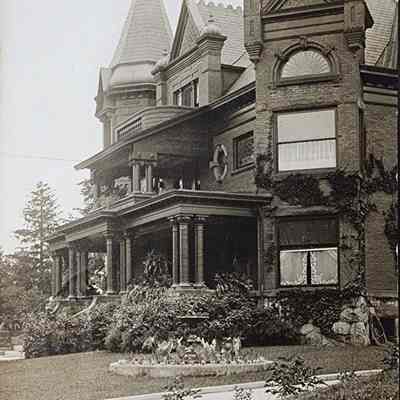 R.E. Olds Residence, Lansing, Mich. RPPC