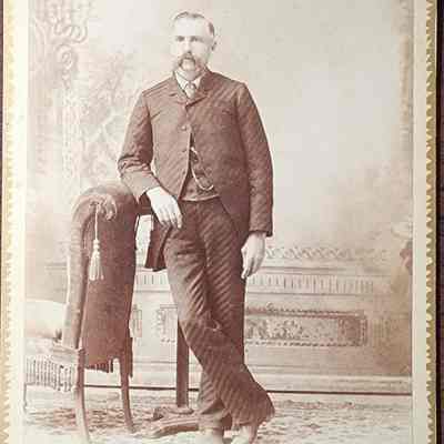 J.B. Hooker Cabinet Card by Cheney & Lawson