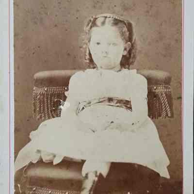 Portrait of a Girl CDV by McKenzie