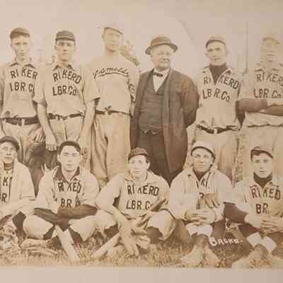 Rikerd Lumber Baseball Team RPPC by Baske