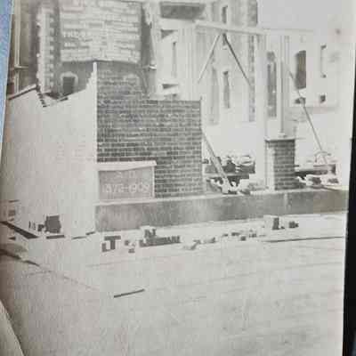 Lansing High School Remodel, 1909, Snapshot Photo
