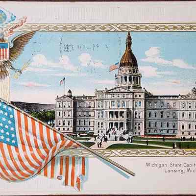 Michigan State Capitol, Lansing, Mich. Postcard