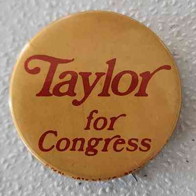 Taylor for Congress Button