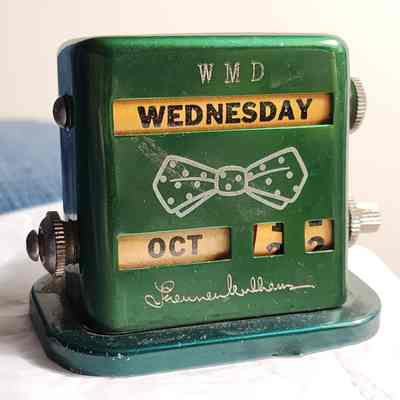 G. Mennen Williams Bowtie Presentation Desk Calendar