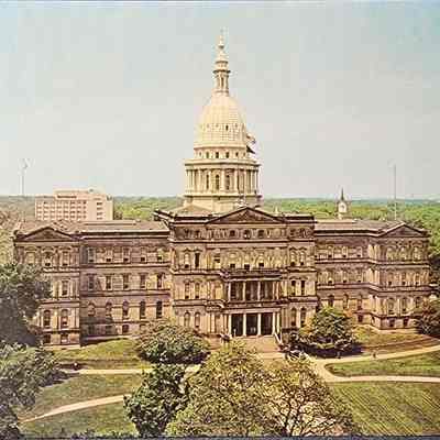 State Capitol, Lansing, Michigan Postcard