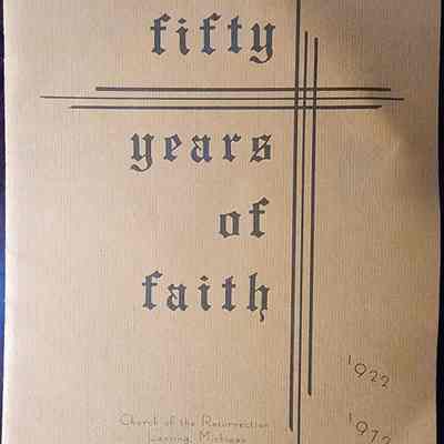 Church of the Resurrection Fifty Years of Faith, 1922-1972, Booklet