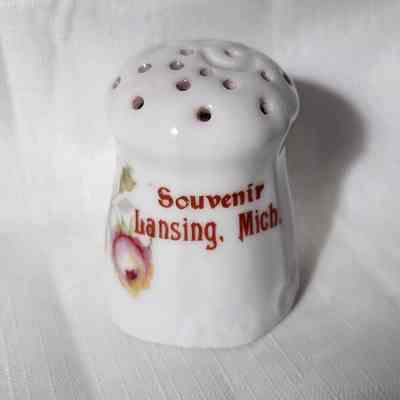 Lansing Porcelain Souvenir Shaker