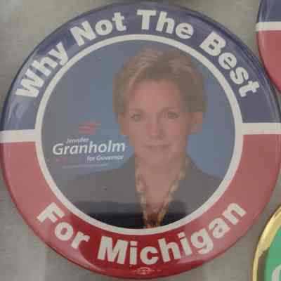 Granholm Why Not the Best Button