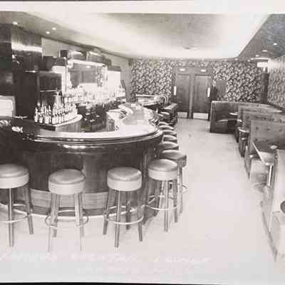 Famous Cocktail Lounge, Lansing, Mich. RPPC