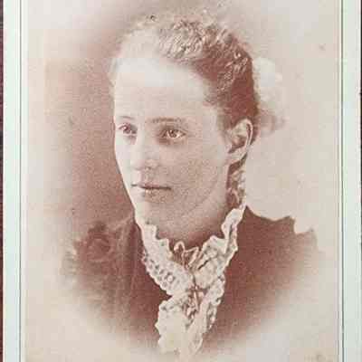 Wilhelmina Taylor Portrait CDV by Wood