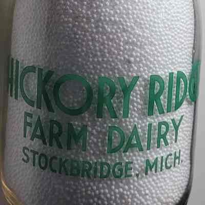 Hickory Ridge Farm Dairy Pyro Quart Bottle