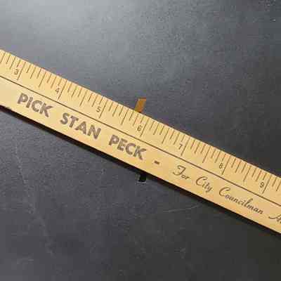 Stan Peck Council Ruler