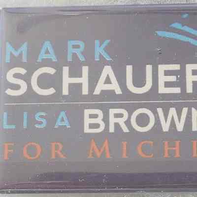 Schauer-Brown Rectangular Button